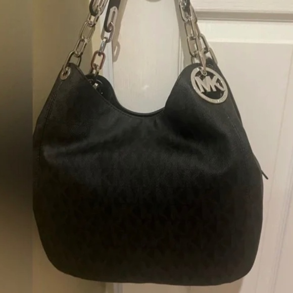 Michael Kors Large Fulton Logo Handbag - Picture 1 of 8